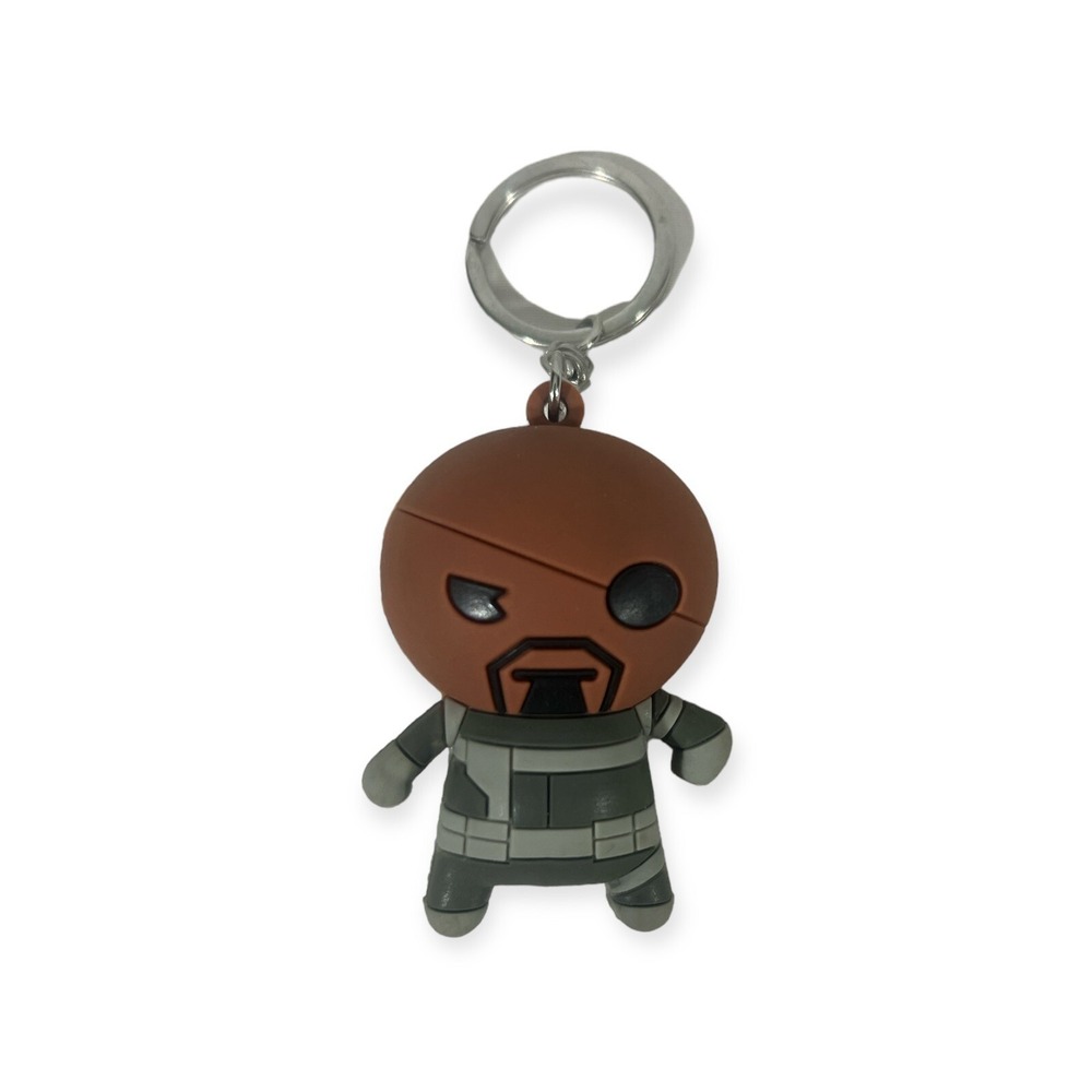 Marvel Avengers Nick Fury Monogram 3D Figural Keychain~Good Used Condition‎